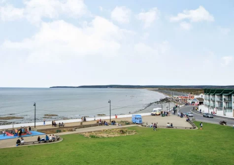 The view from the balcony & outdoor sitting area at Sea Esta, Westward Ho!