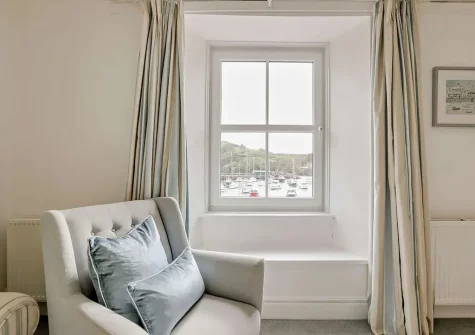 The living room at Sea Foam House, Ilfracombe