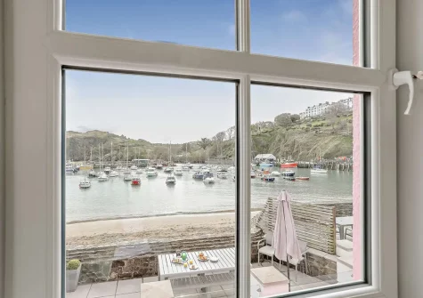 The living room at Sea Foam House, Ilfracombe