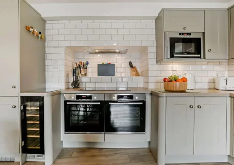 The kitchen at Sea Foam House, Ilfracombe