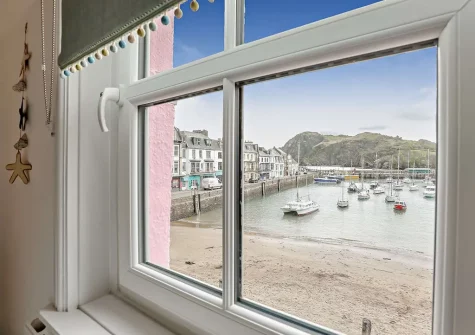 The view from bedroom #2 at Sea Foam House, Ilfracombe