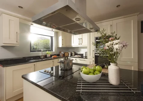 The kitchen at Sea Gem, Morcliff, St Agnes
