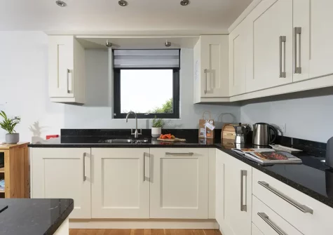 The kitchen at Sea Gem, Morcliff, St Agnes
