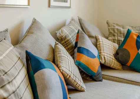 The living room at Sea Glimpse, Seaton
