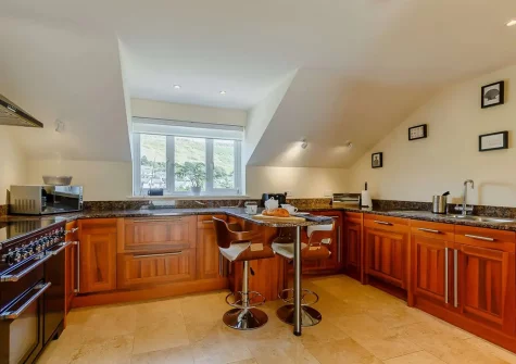 The kitchen at Sea Glimpse, Seaton