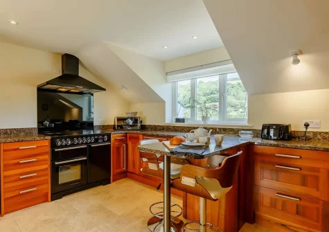 The kitchen at Sea Glimpse, Seaton
