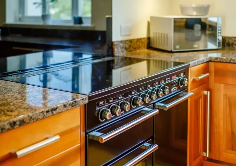 The kitchen at Sea Glimpse, Seaton