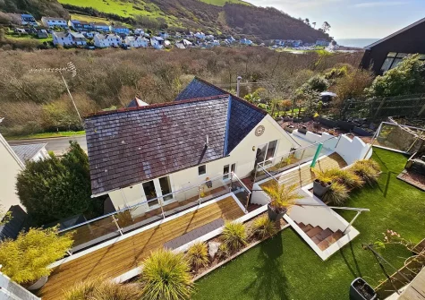 The garden at Sea Glimpse, Seaton