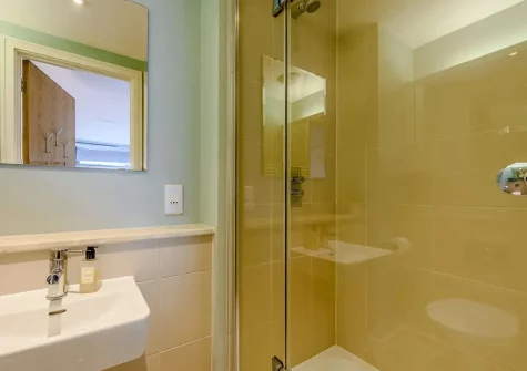 Bedroom #2 en-suite shower room at Sea Haven, Westward Ho!