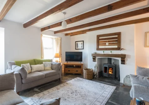 The living room at Sea Holly Cottage, Port Isaac
