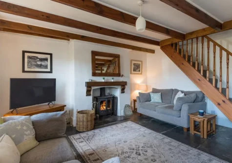 The living room at Sea Holly Cottage, Port Isaac