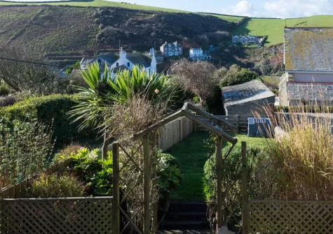 The garden at Sea Holly Cottage, Port Isaac