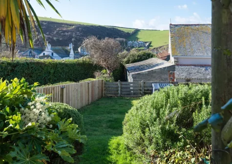 The garden at Sea Holly Cottage, Port Isaac