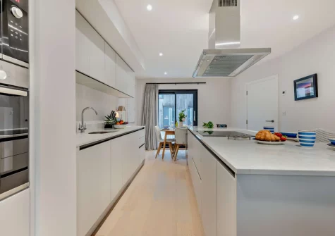 The kitchen at Sea-Holly, Harlyn