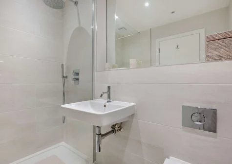 Bedroom #1 en-suite shower room at Sea-Holly, Harlyn