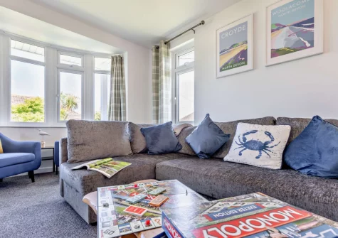 The living room at Sea Mist, Braunton