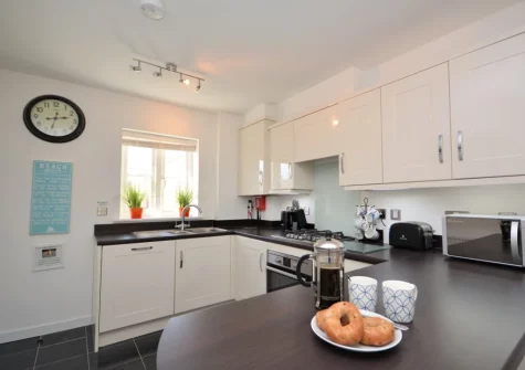 The kitchen at Sea Pink Cottage, Newquay