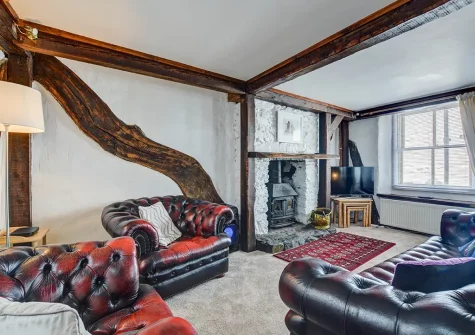 The living room at Sea Reach, Looe