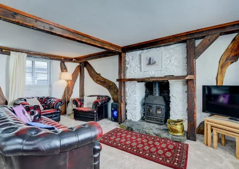 The living room at Sea Reach, Looe