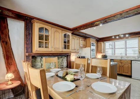 The kitchen & dining area at Sea Reach, Looe
