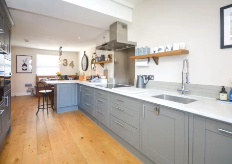 The kitchen at Sea Renity, Padstow