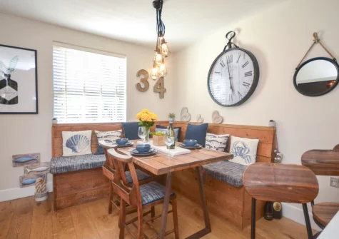 The dining area at Sea Renity, Padstow