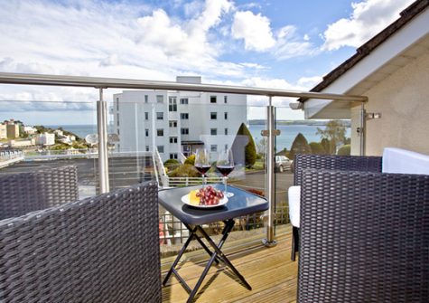 The balcony @ Sea Salt Lodge, Torquay