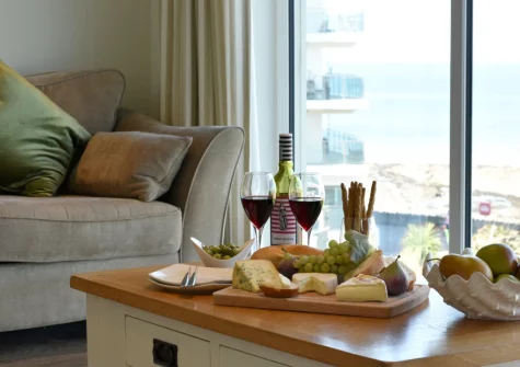 The living area at Sea Spray, Westward Ho!