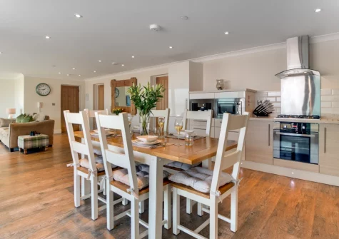 The dining area at Sea Spray, Westward Ho!
