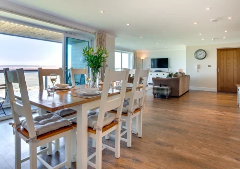 The dining area at Sea Spray, Westward Ho!