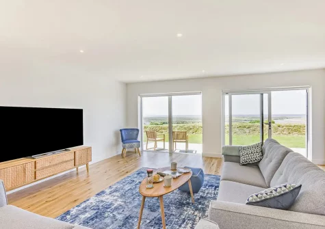 The living area at Sea Vista, Appledore