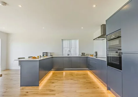 The kitchen at Sea Vista, Appledore
