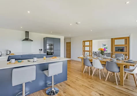 The kitchen & dining area at Sea Vista, Appledore
