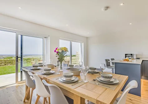 The dining area at Sea Vista, Appledore