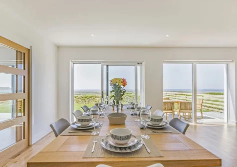 The dining area at Sea Vista, Appledore