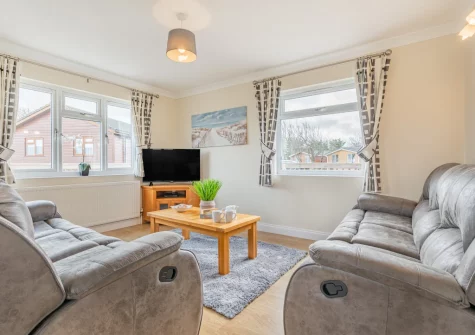 The living area at Seabreeze Retreat, St Merryn