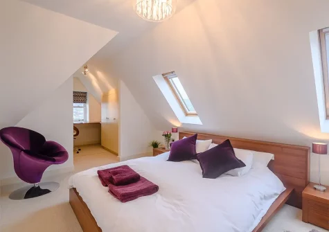 Bedroom #1 at Seacliffe Penthouse, Ilfracombe