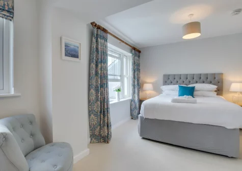 Bedroom #1 at Seacroft, Polruan