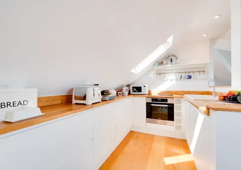 The kitchen at Seacroft, Port Isaac