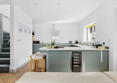 The kitchen at Seacroft, Torquay