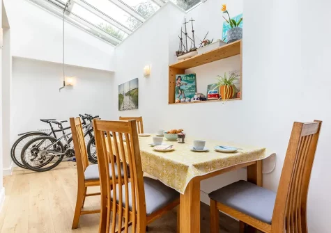 The breakfast room at Seadrift, Westward Ho!