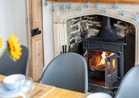 The dining room at Seadrift, Westward Ho!