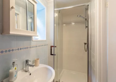 Bedroom #5 en-suite shower room at Seadrift, Westward Ho!