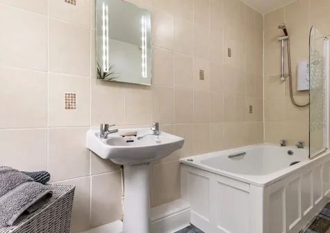 The bathroom at Seadrift, Westward Ho!