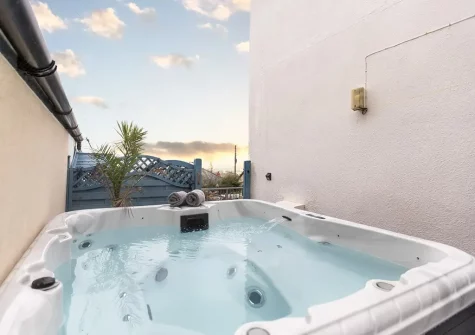 The hot tub at Seadrift, Westward Ho!
