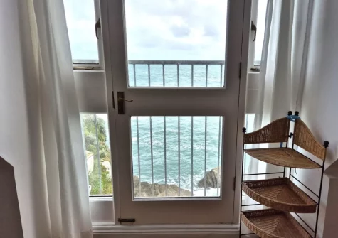 The view from the living area at Seafever, Ilfracombe