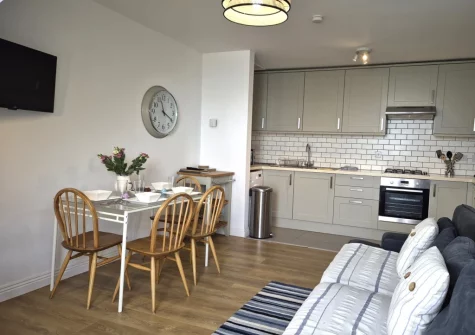 The living, dining area & kitchen at Seafever, Ilfracombe