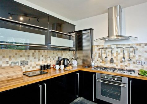 The kitchen at Seaforth, Mevagissey