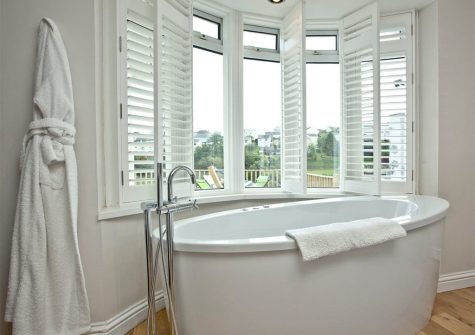 Bedroom #1 en-suite at Seaforth, Mevagissey