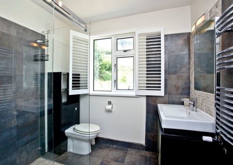 The first shower room at Seaforth, Mevagissey